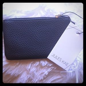 Jules Kae Leather Credit Card Pouch